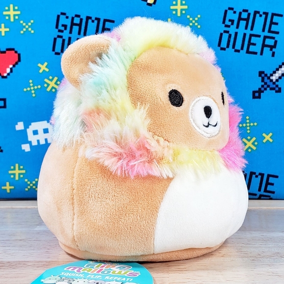 Squishmallow Liv & Leonard Flipamallow 5" UltraSoft Stuffed Reversible Plush NWT - Picture 2 of 12